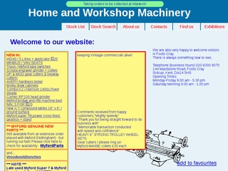 Home and Workshop Machinery